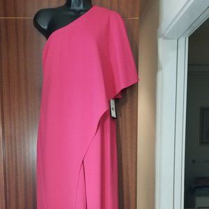 NWT Adrianna Papell one shoulder jumpsuit sz 14